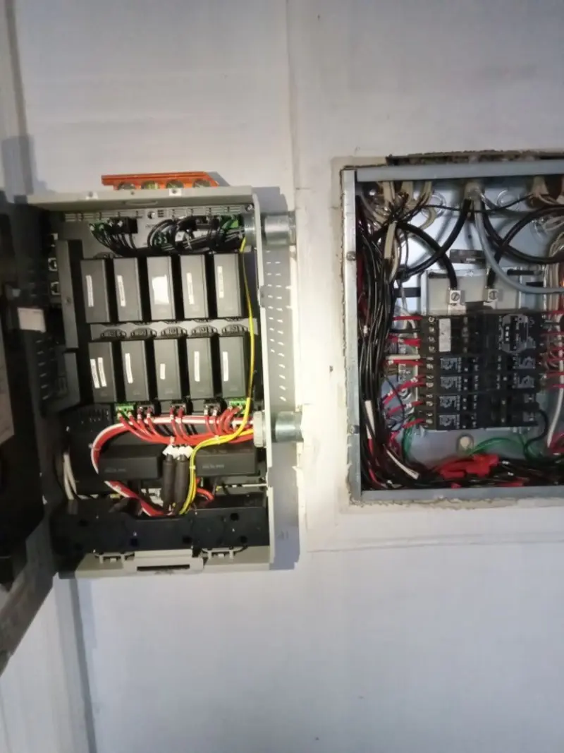Electrical panel upgrade completed for Commercial Electrician Services in Meridian